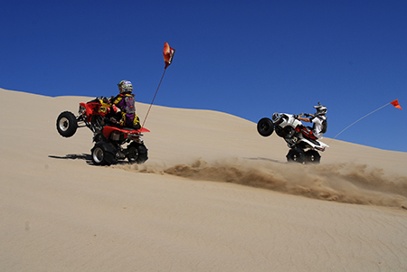 ATV on the dunes