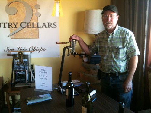 Owner, winemaker & physicist Steve Autry cooks up wine and brandy 