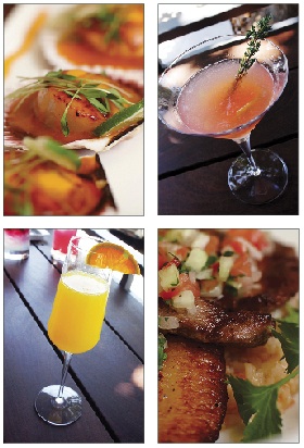 Latin-inspired food and cocktails are featured on the menu.