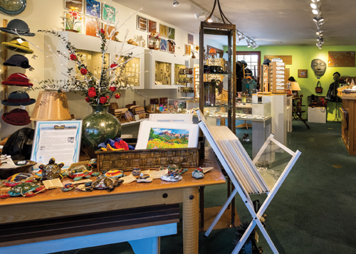 Find a wide selections of artistic, functional and perhaps humorous products at Moonstones Gallery in Cambria.