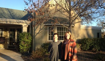 Mother & daughter in front of Limerock Exterior