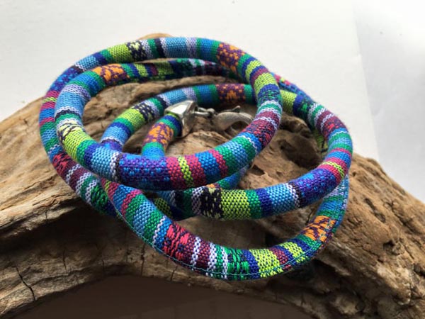 Among the varied offerings at the gallery are items such as these bracelets designed by artist Kari Appleton. 