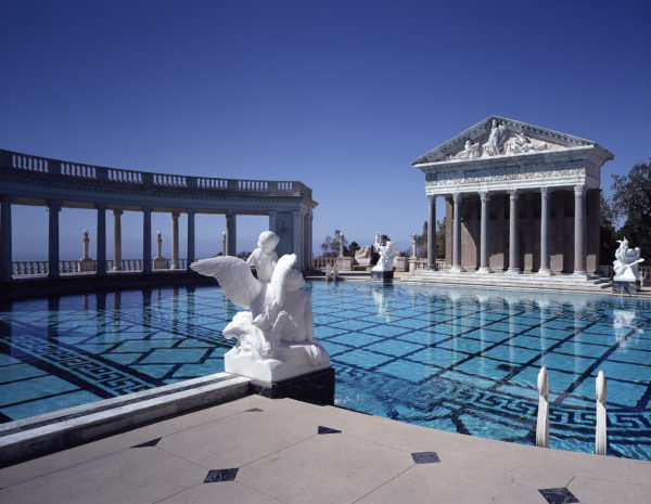 hearst castle pool refilled