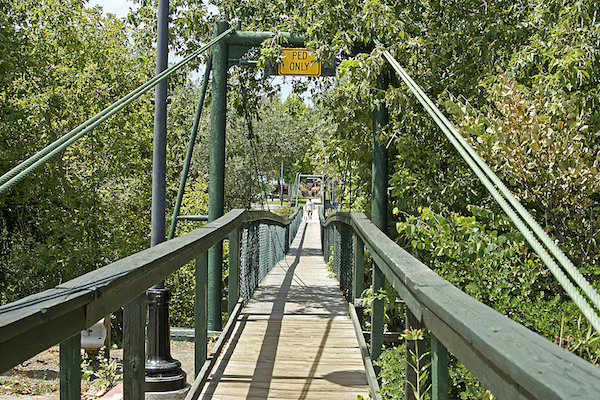 swinging bridge Arroyo Grande