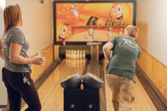 Atascadero bowling at Wild Fields Brewhouse
