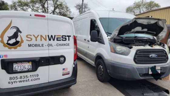 mobile oil change Paso Robles