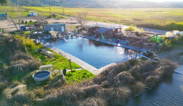 Paso Robles hot springs Franklin Pond