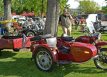 Vintage sidecars at Paso Robles Downtown City Park